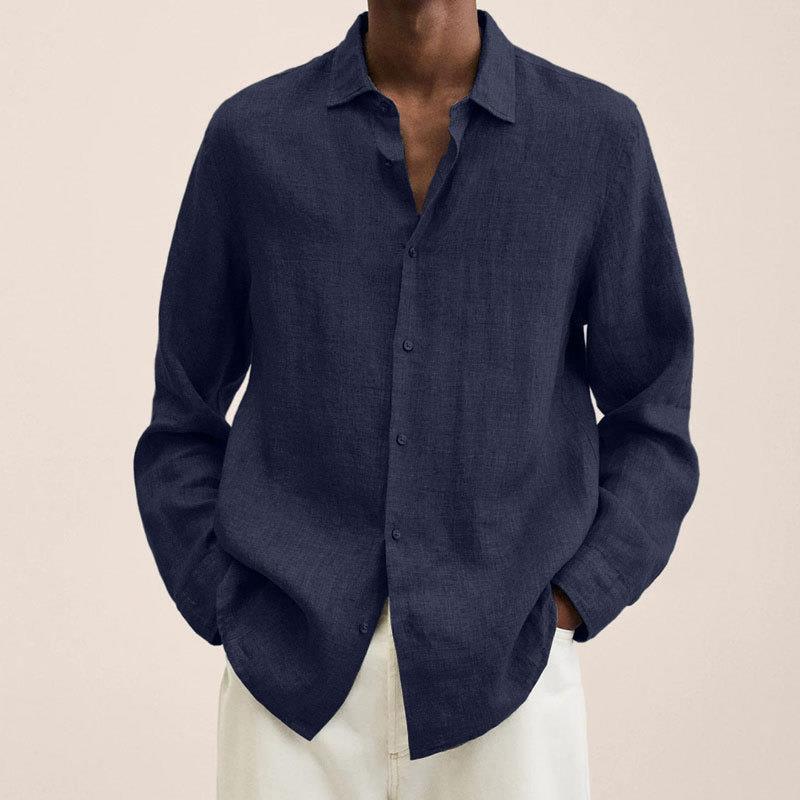 Shop Velvia | Elegant Linen Shirt For Men