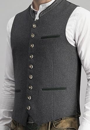 Shop Velvia | Men's Traditional Waistcoat Waistcoat Gray Classic Elegant