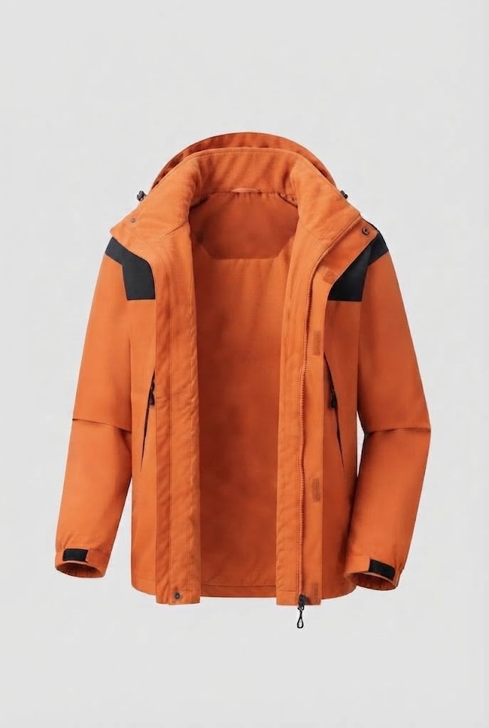 Men's two-layer softshell outdoor jacket with removable fleece inner jacket and hood Shop Velvia