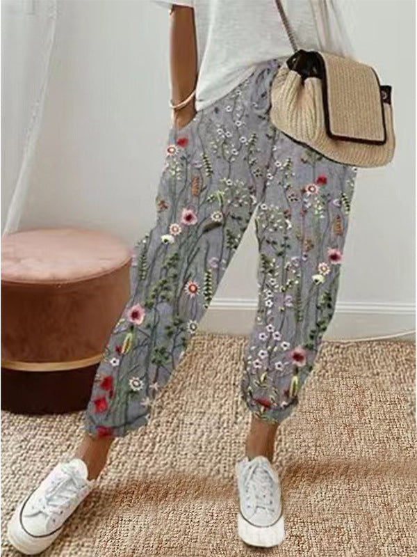 Shop Velvia | Casual Cotton Linen Pants for Women