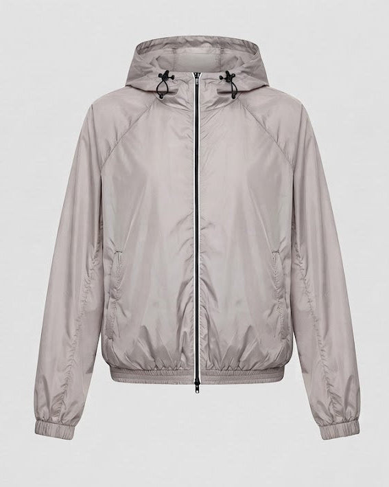 Ladies Ultralight Hooded Rain Jacket with Drawstring and Raglan Sleeves Shop Velvia