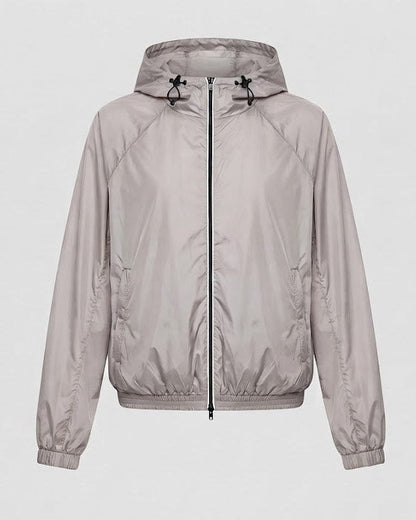 Ladies Ultralight Hooded Rain Jacket with Drawstring and Raglan Sleeves Shop Velvia