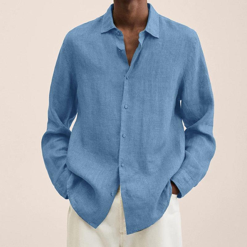 Shop Velvia | Elegant Linen Shirt For Men