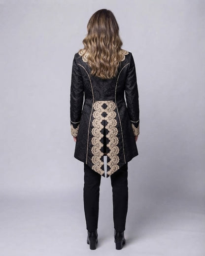 Women’s blouse with stand-up collar and gathering Shop Velvia