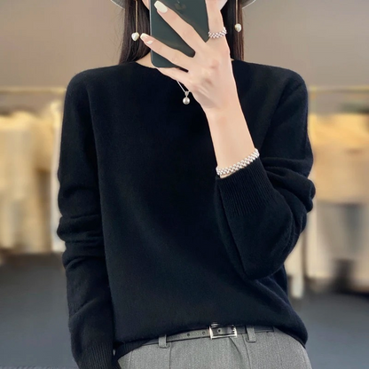Shop Velvia | Cashmere Pullover Women Stylish Round Neck, Soft & Comfortable
