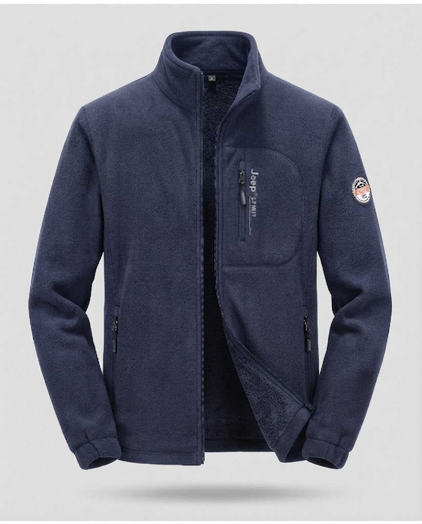 Men's fleece jacket with high collar Shop Velvia