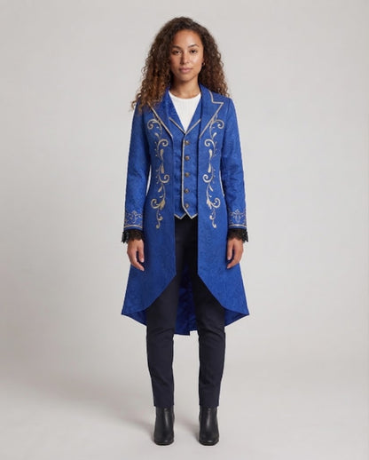 Ladies elegant tailcoat with elaborate embellishments Shop Velvia
