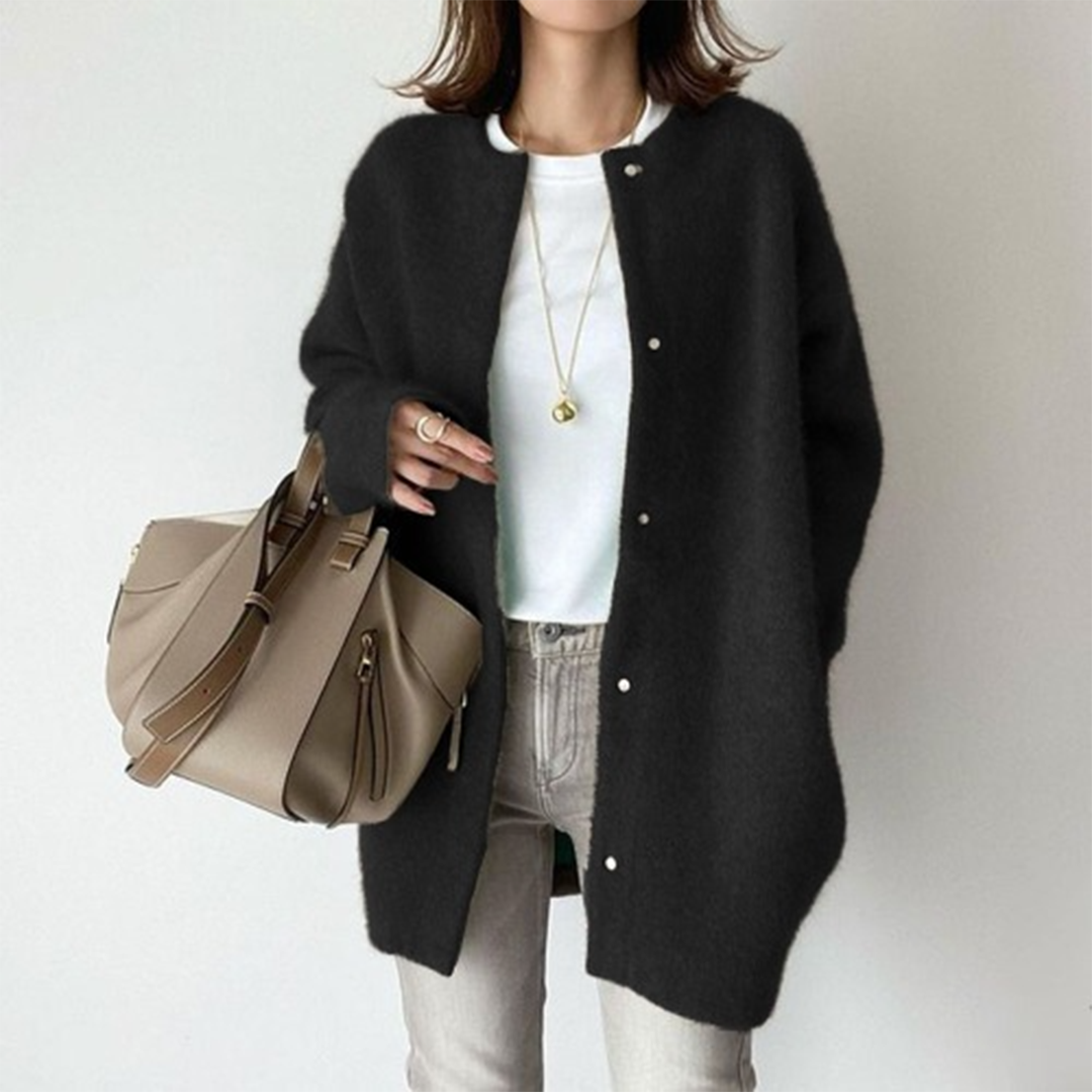 Shop Velvia | Refined Knitted Cardigan With Style