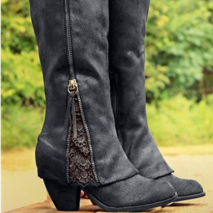 Shop Velvia | Elegant Boots With High Heels For Women
