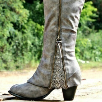Shop Velvia | Elegant Boots With High Heels For Women
