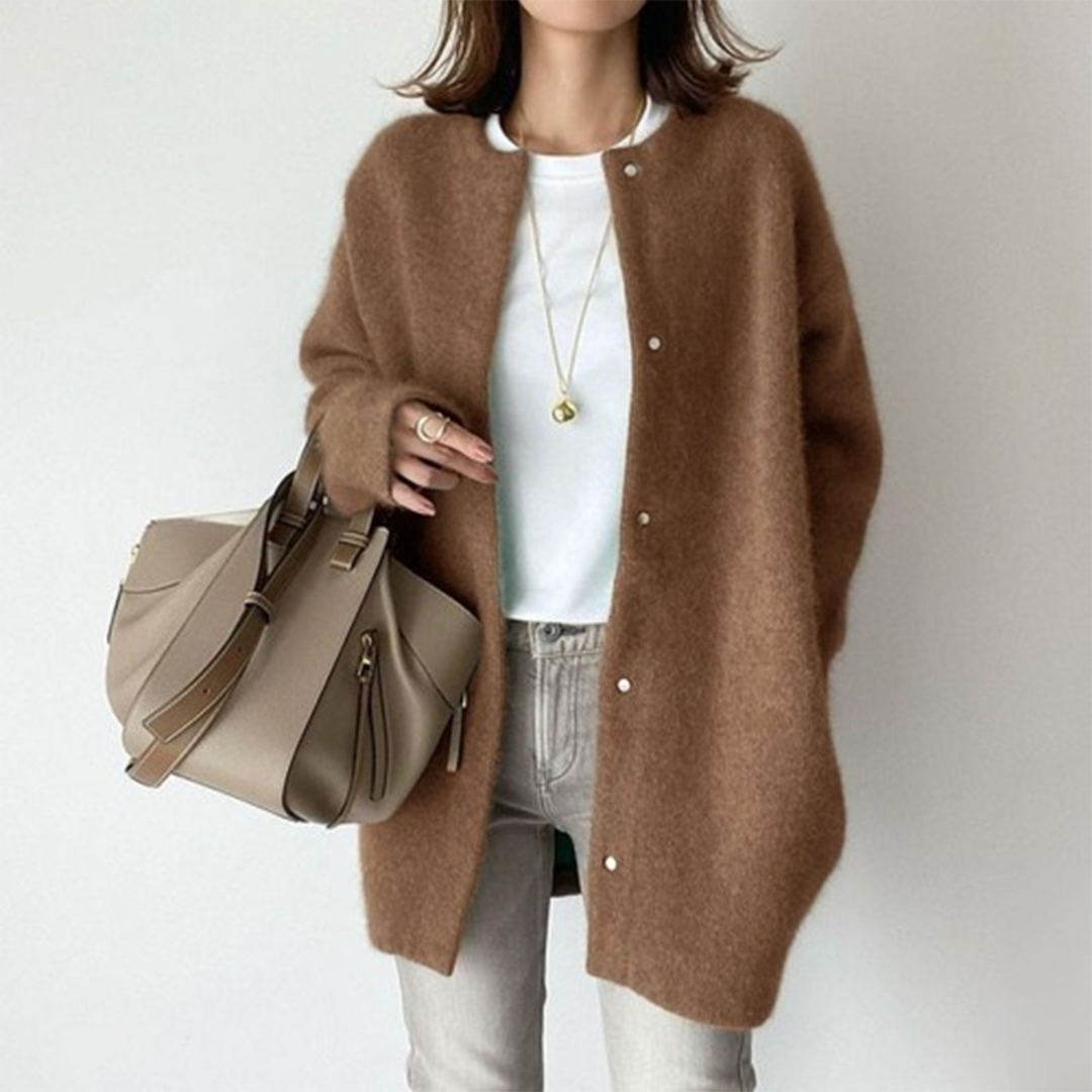 Shop Velvia | Refined Knitted Cardigan With Style