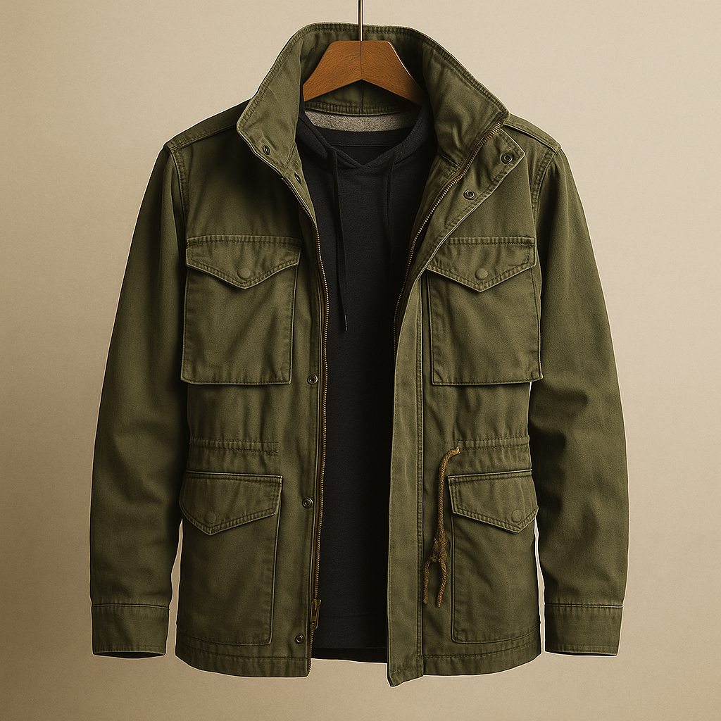 Shop Velvia | Jacket Drawstring Parka Field Jacket