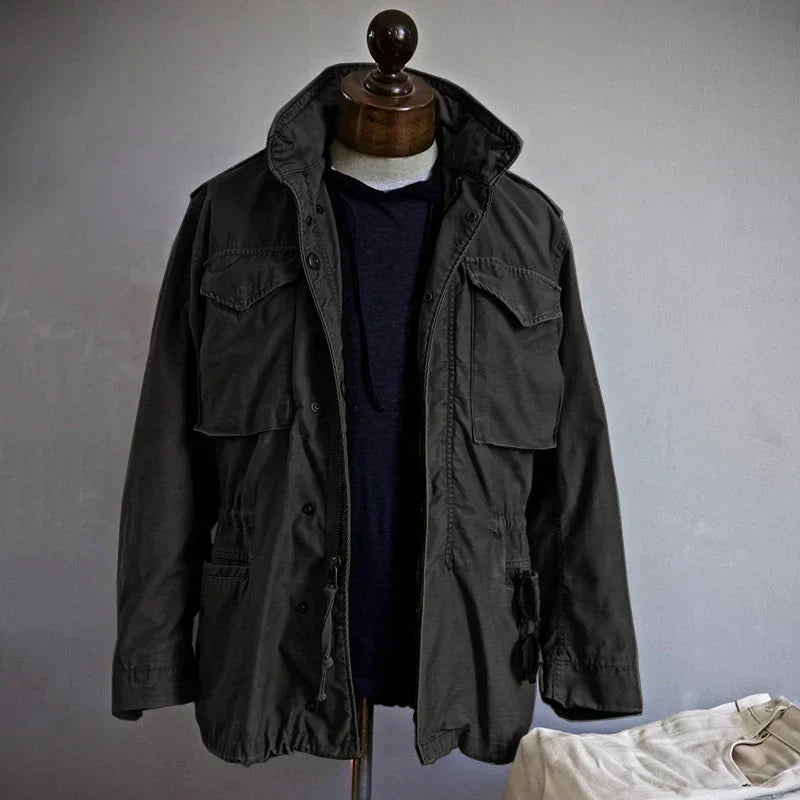 Shop Velvia | Jacket Drawstring Parka Field Jacket