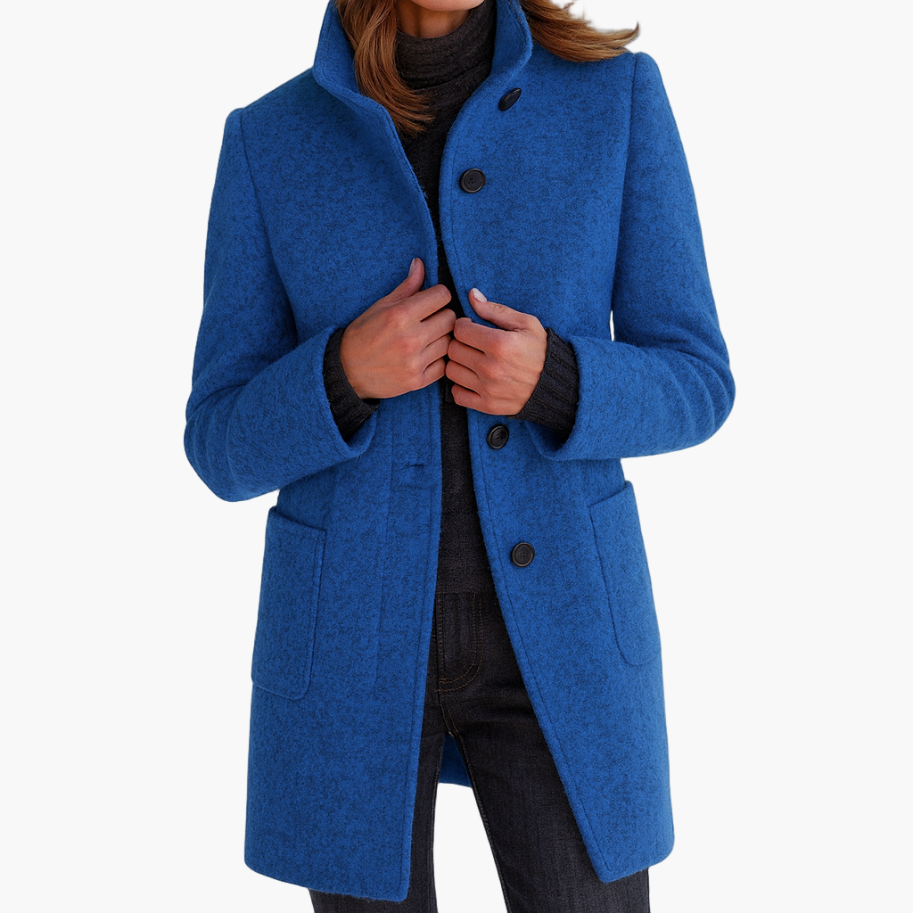 Shop Velvia | Short Coat Modern Elegant Transitional Jacket for Everyday & Work