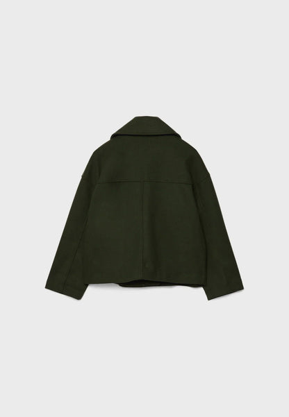 Ladies short double-breasted coat