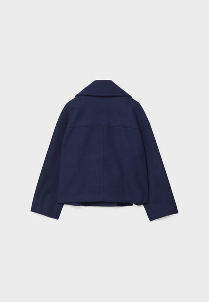 Ladies short double-breasted coat