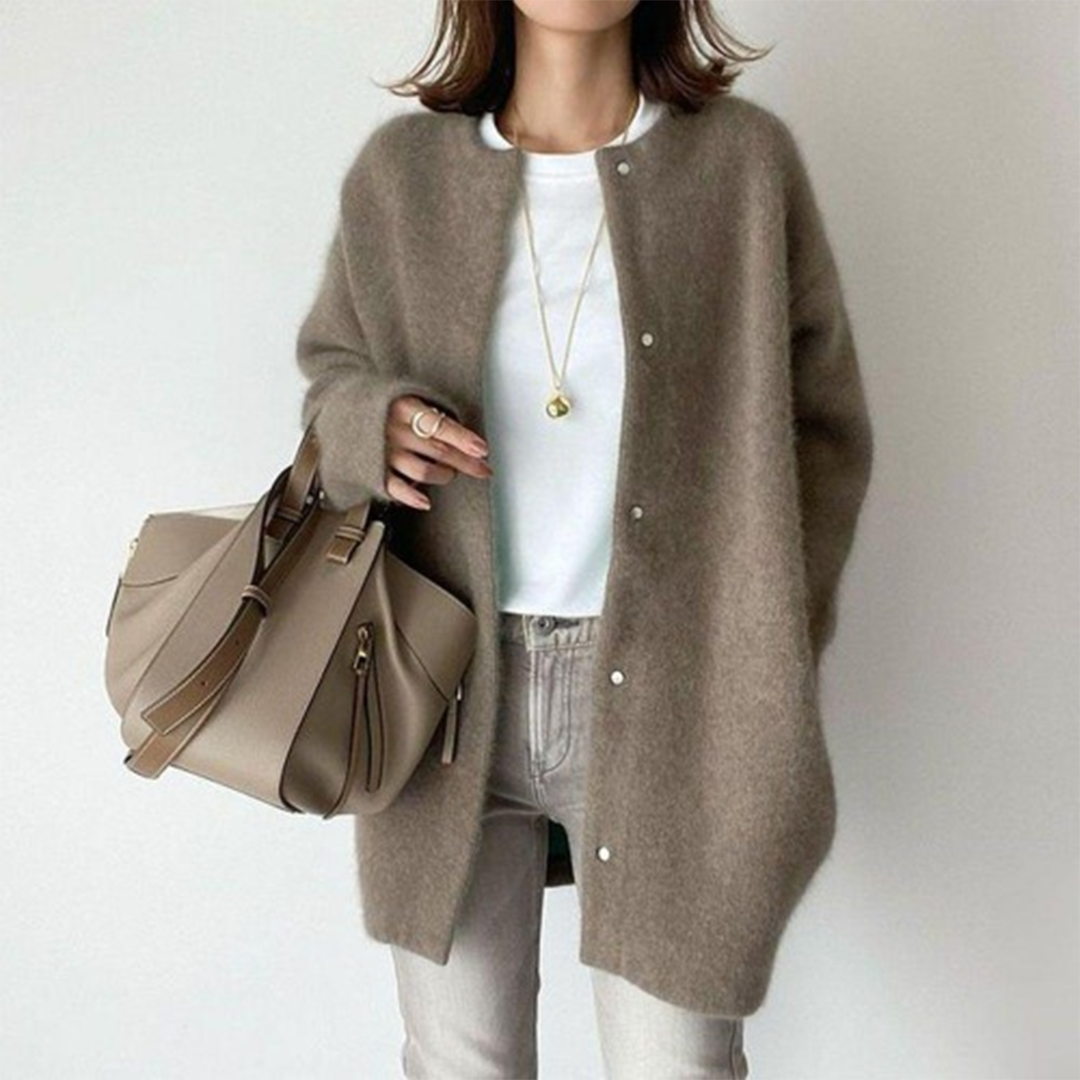 Shop Velvia | Refined Knitted Cardigan With Style