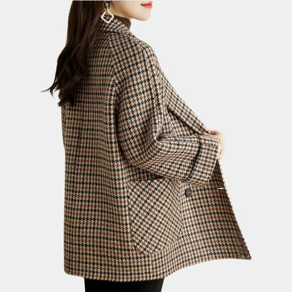 Shop Velvia | Classic Double-Breasted Women's Coat