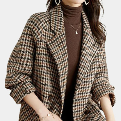 Shop Velvia | Classic Double-Breasted Women's Coat