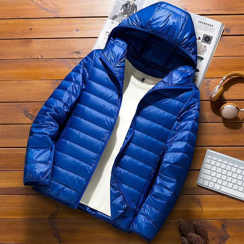 Shop Velvia | Quilted jacket with hood for winter