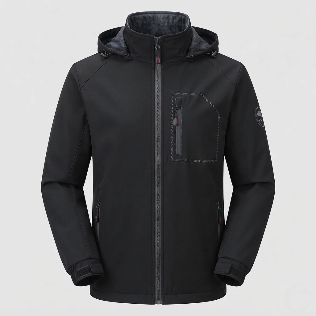 Men's Sporty Outdoor Jacket with Hood Shop Velvia