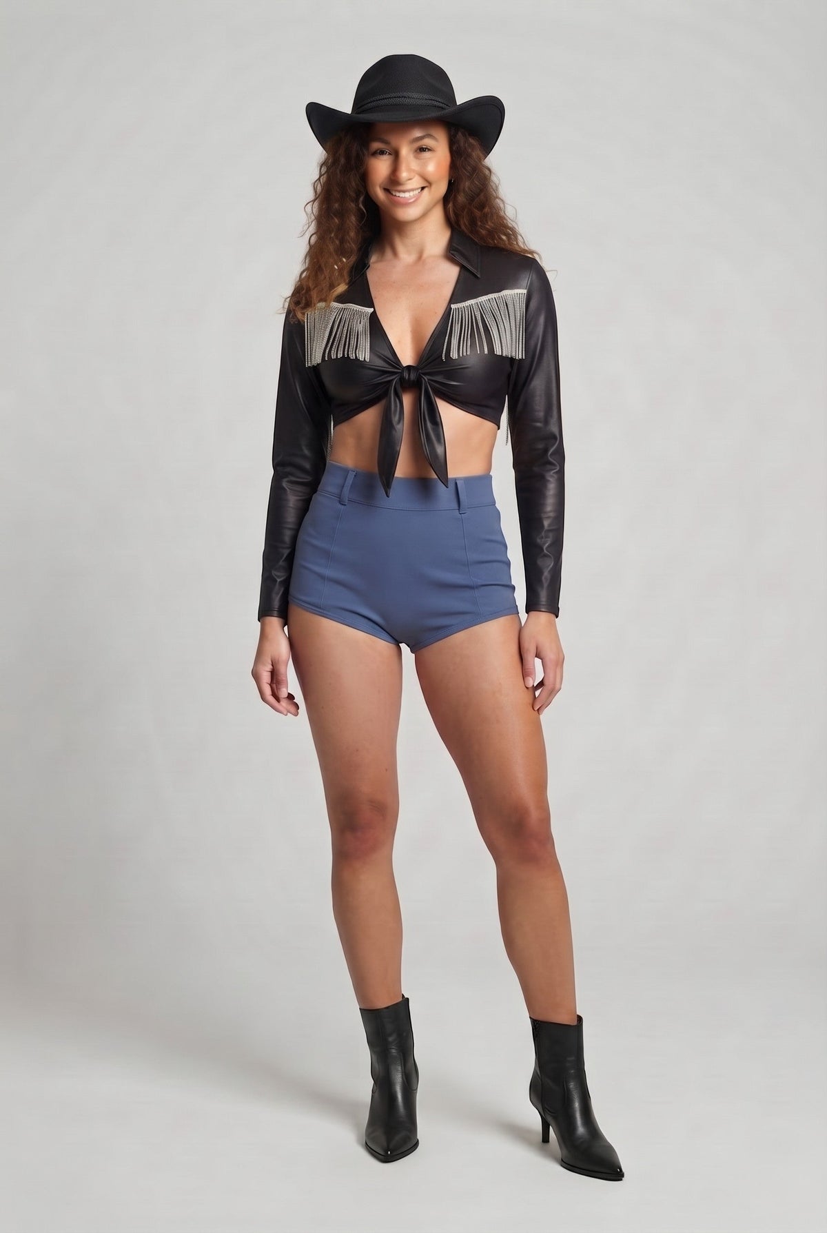Women's Cowboy Costume with Fringes Shop Velvia
