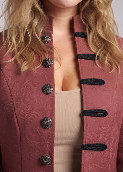 Women's stylish, elegant vest with luxurious embellishments and asymmetric cut Shop Velvia