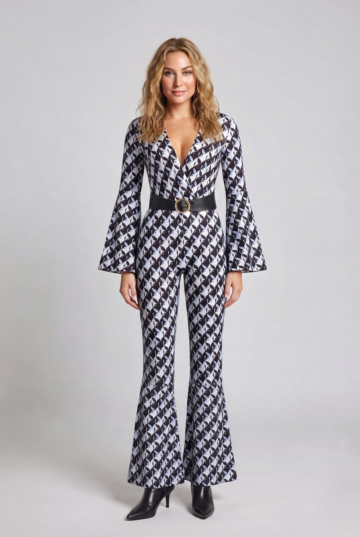 Women's Designer Jumpsuit with Wide Sleeve Shop Velvia