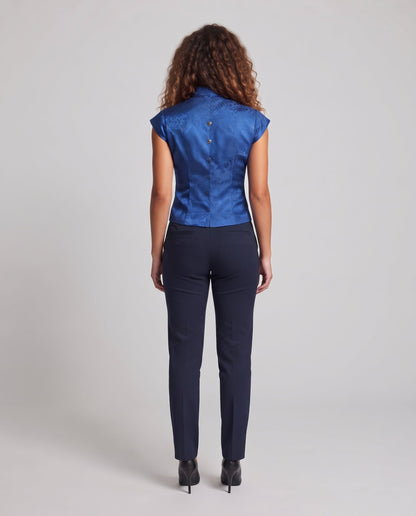 Ladies elegant waistcoat with elaborate design and fine details Shop Velvia
