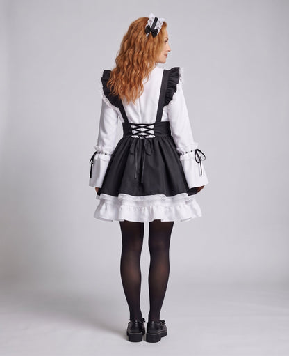 Ladies Costume as elegant maid with ruffles and bows Shop Velvia