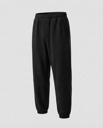 Men's Fleece Lined Jogging Pants with Reinforced Knees, Elastic Waistband & Cuff Hem Shop Velvia