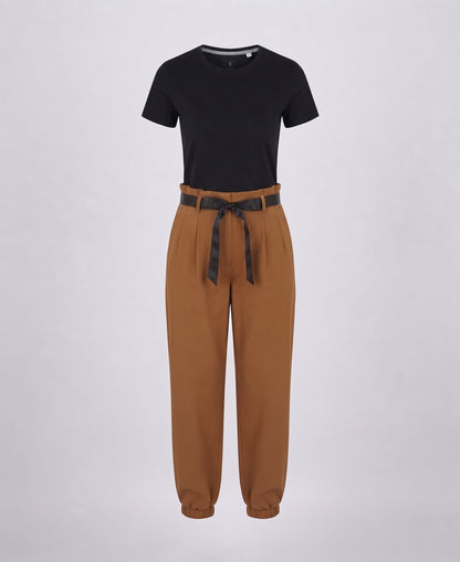 Women's Fashion Statement Jumpsuit with Wide Legs and Drawstring Shop Velvia