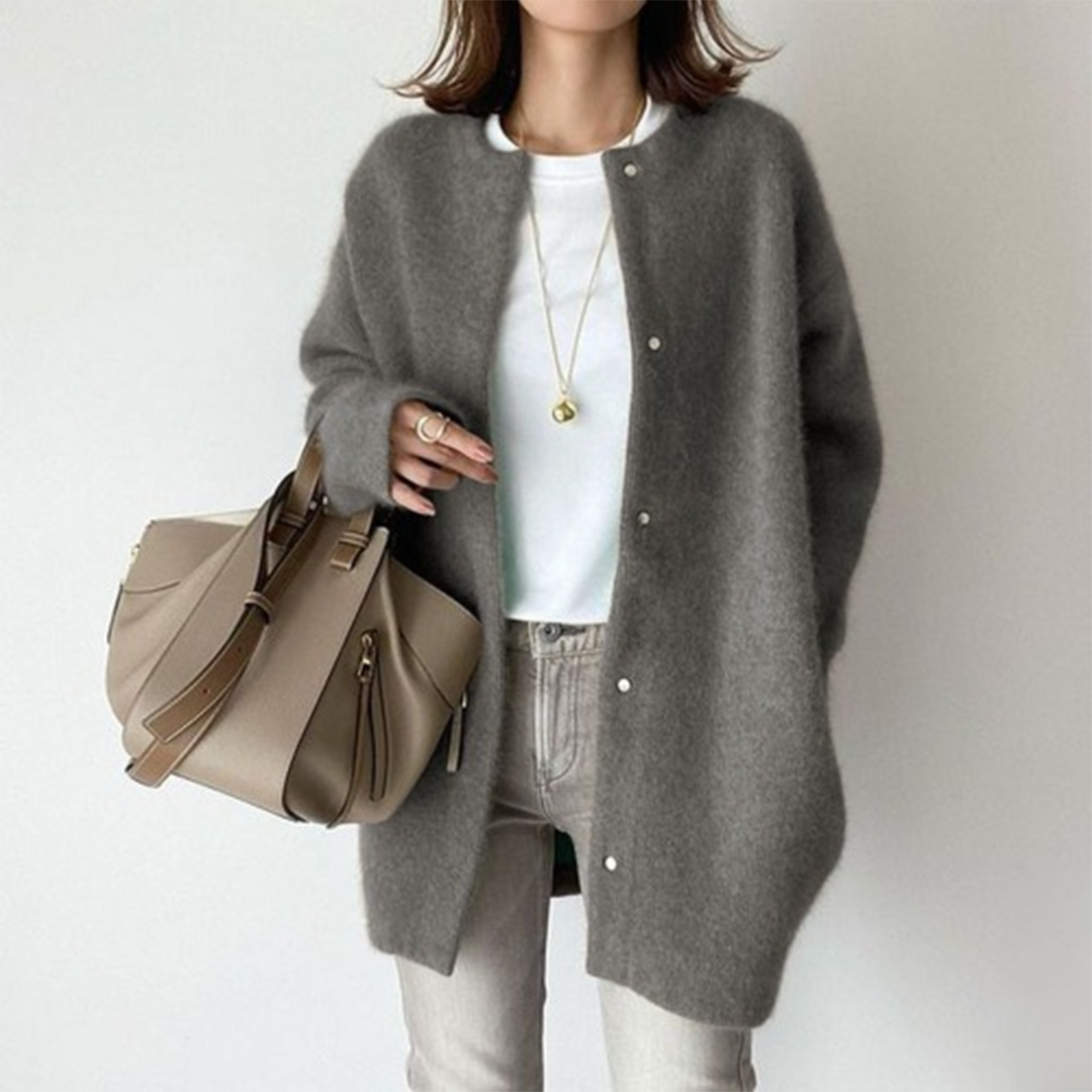 Shop Velvia | Refined Knitted Cardigan With Style