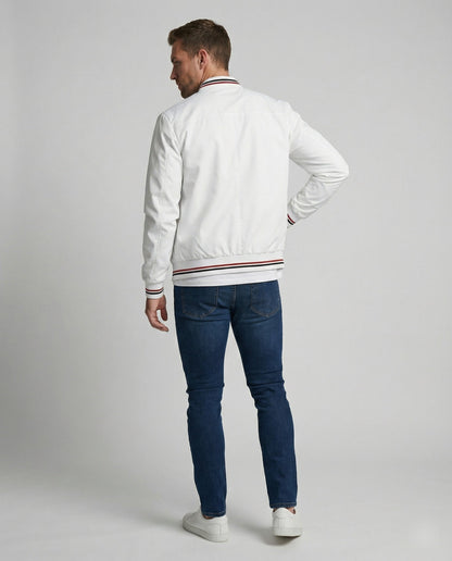 Shop Velvia | Men's Casual Transitional Jacket with Water-Repellent Surface & Stand-Up Collar Shop Velvia