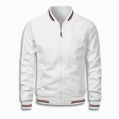 Men's Casual Transitional Jacket with Water-Repellent Surface & Stand Collar Shop Velvia