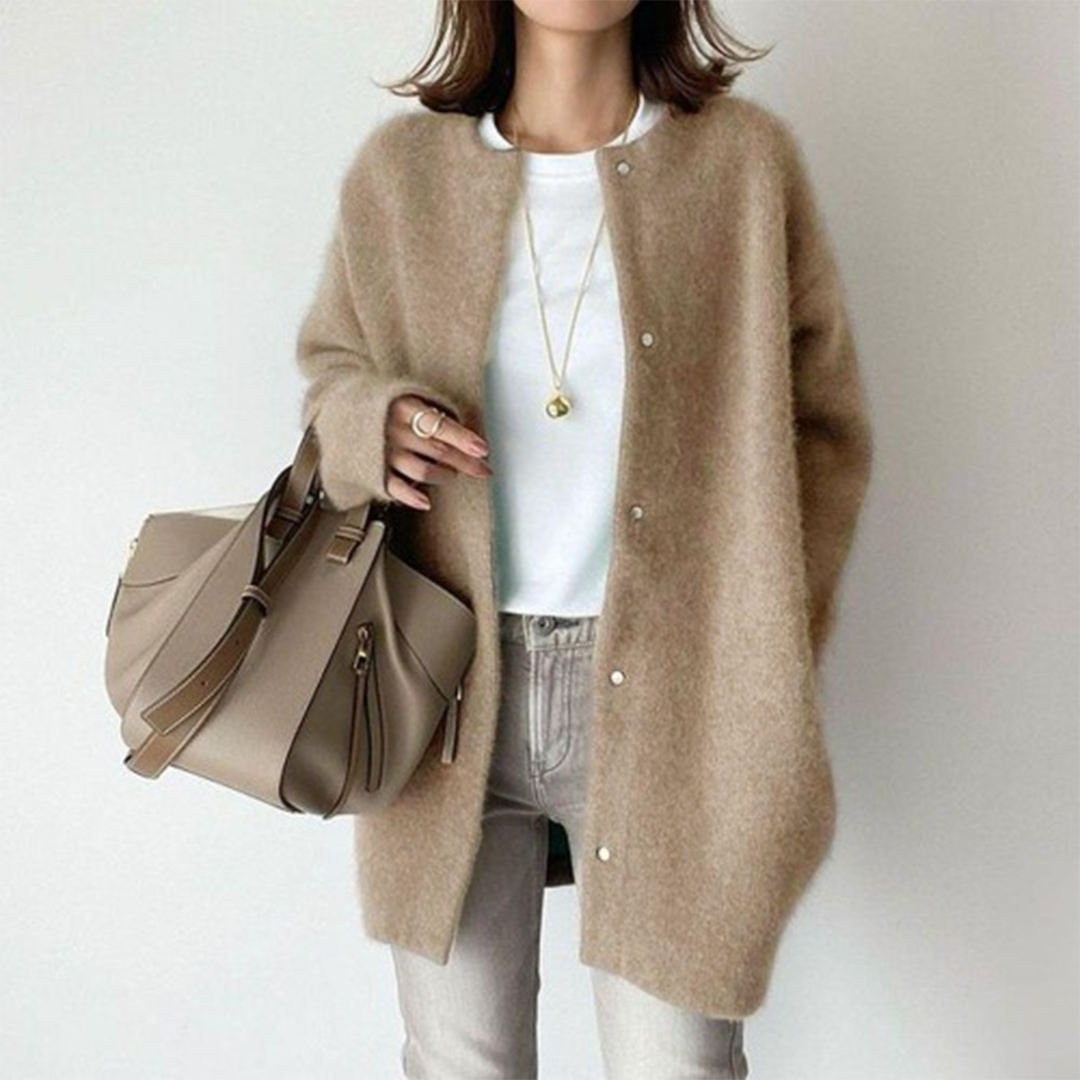 Shop Velvia | Refined Knitted Cardigan With Style