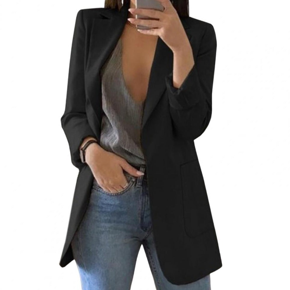 Shop Velvia | Elegant Long Blazer for Women