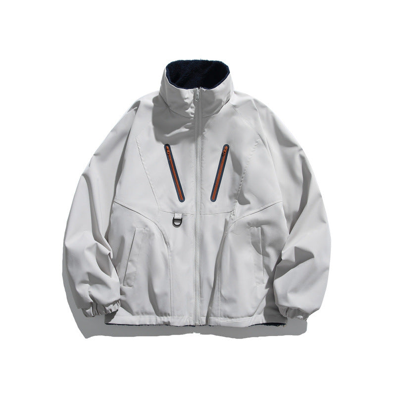 Unisex Lightweight Tech Softshell Jacket with Stand-up Collar, Water-repellent Membrane and Utility Pockets Shop Velvia