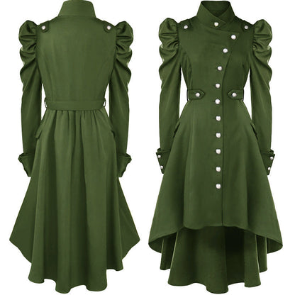 Women’s romantic maxi dress with off-the-shoulder neckline, puff sleeves, fitted bodice, and side ruching Shop Velvia