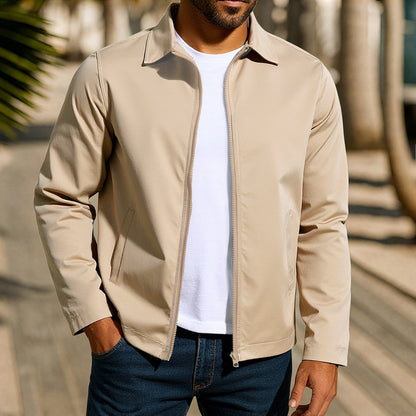 Men's Casual Leisure Jacket with Innovative Wind Protection Technology Shop Velvia