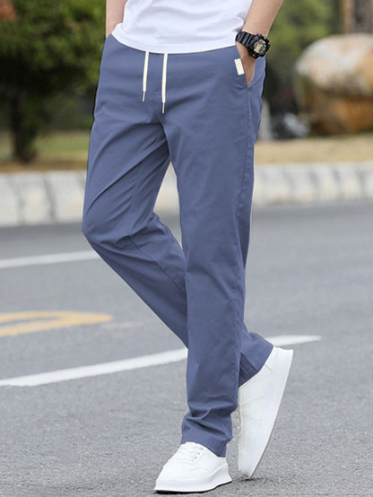 Men's sporty leisure pants with elastic waistband and modern side pockets Shop Velvia