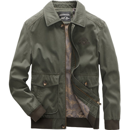 Men's lightweight field bomber jacket with stand-up collar and flap pockets Shop Velvia