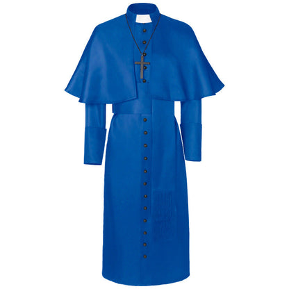 women's elegant maxicape coat with layered shoulder capes and stand-up collar Shop Velvia