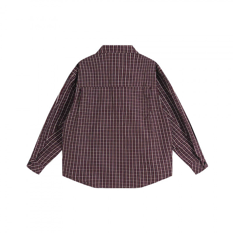 Unisex Oversize Shirt Jacket with boxy cut, shirt collar and patch breast pocket Shop Velvia