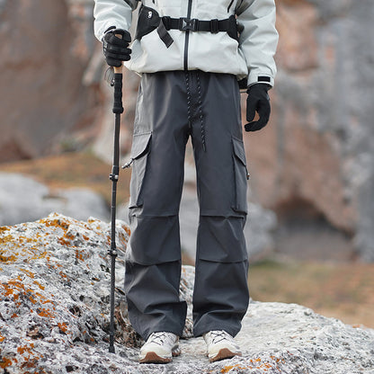 Men's Technical Outdoor Cargo Pants with Water-Repellent Stretch and Reinforced Knees Shop Velvia
