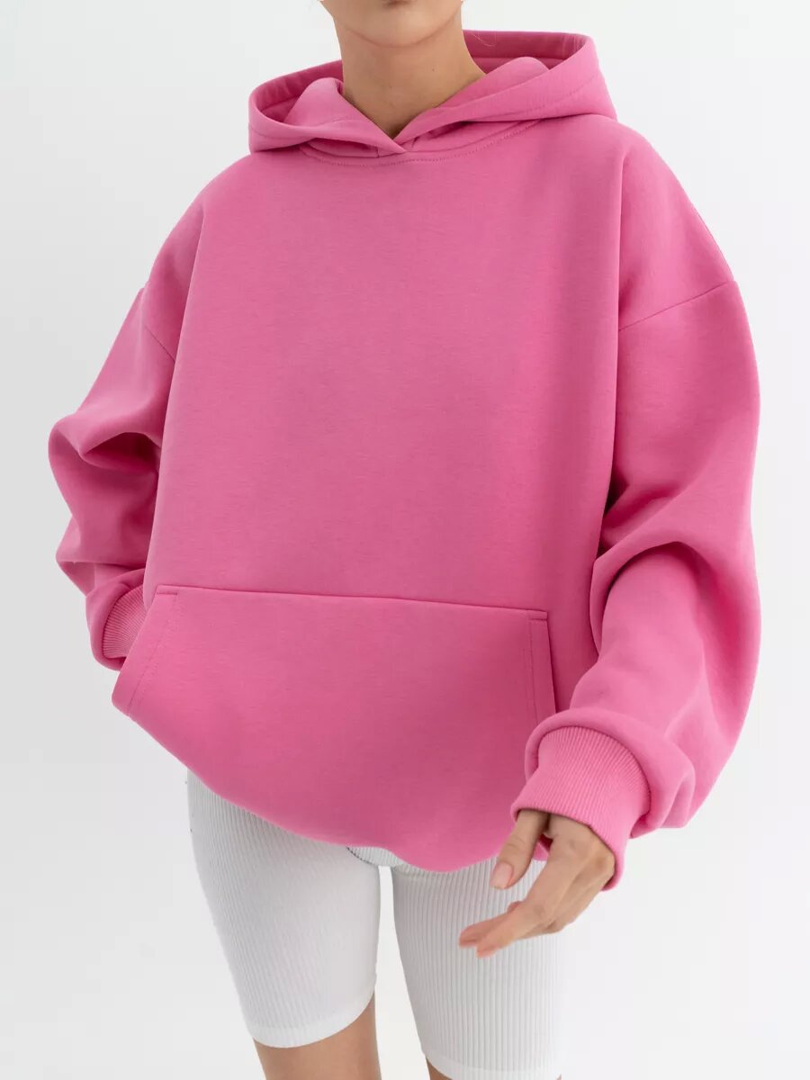 Women Oversize Hoodie made of high-quality cotton blend Shop Velvia