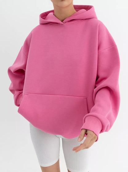 Women Oversize Hoodie made of high-quality cotton blend Shop Velvia