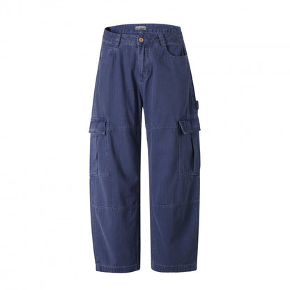 Men's Relaxed-Fit Carpenter Cargo Pants made of lightweight canvas with patch flap pockets Shop Velvia