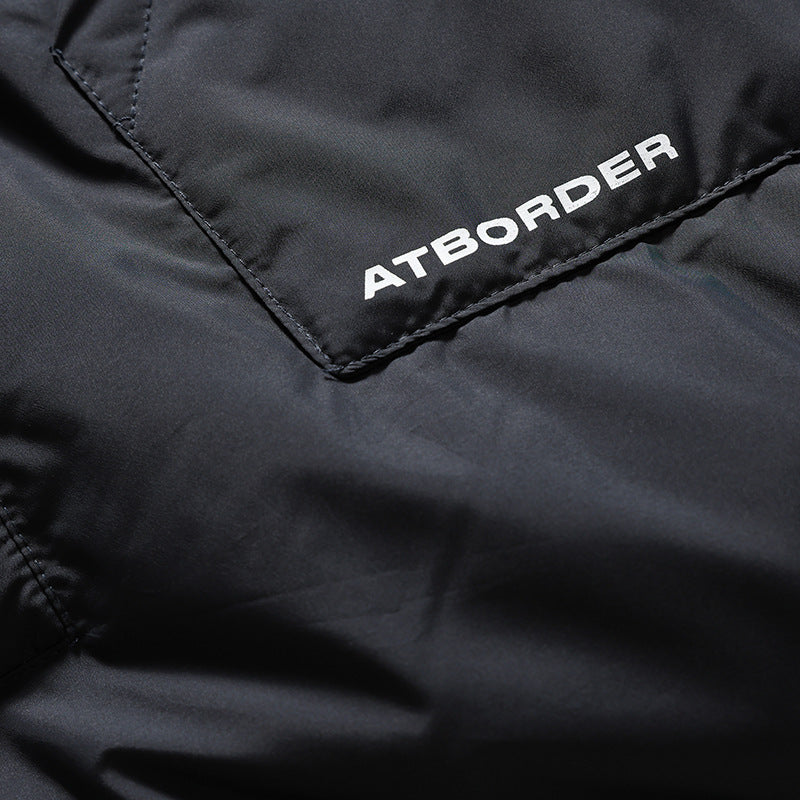 Unisex Padded Hoodie-Anorak with Half Zip, Kangaroo Pocket and Drawstring Shop Velvia