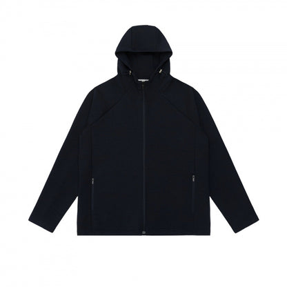 Unisex Light Hoodie Zip Jacket made of technical fleece with raglan sleeves Shop Velvia